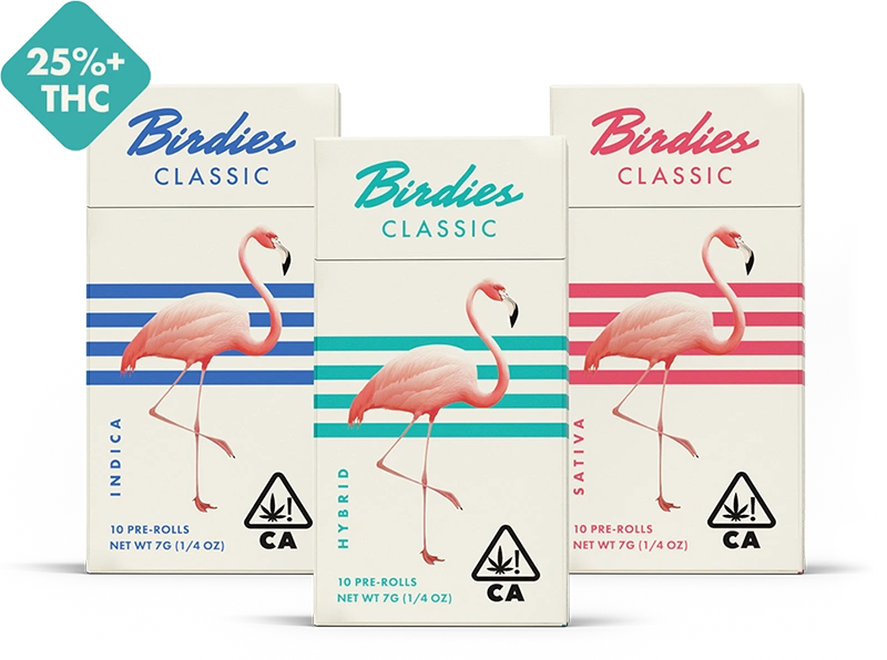 Birdies Classic - Indica, Hybrid & Sativa (25%+ THC)